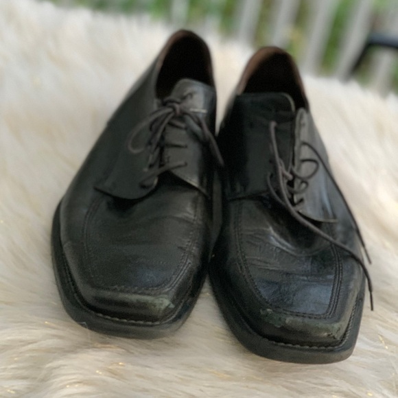 Kenneth Cole NY black leather shoes size 10.5 - Picture 7 of 8